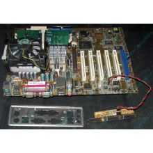 Материнская плата Asus P4PE (FireWire) с процессором Intel Pentium-4 2.4GHz s.478 и памятью 768Mb DDR1 Б/У (Перово)