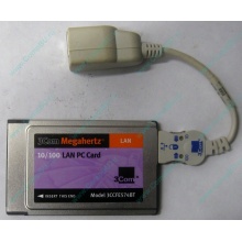 Сетевая карта для ноутбука 3COM Mehahertz 3CCFE574BT (PCMCIA) - Перово