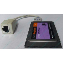 Сетевая карта для ноутбука 3COM Mehahertz 3CCFE574BT (PCMCIA) - Перово